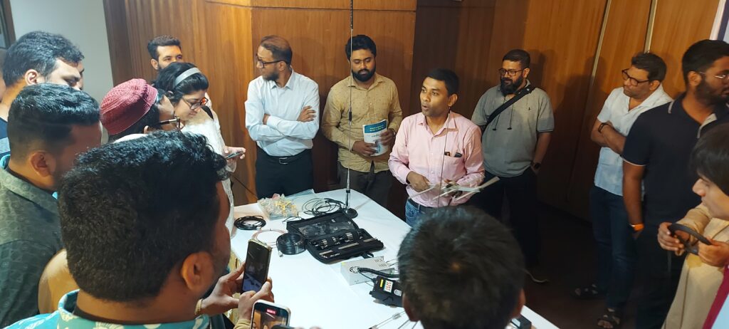 Group photo from the ARSB amateur radio preparation event in Dhaka