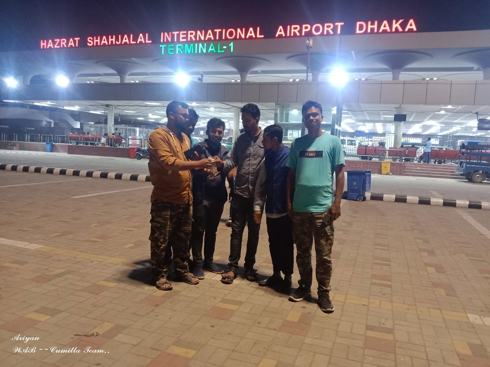 Humanitarian cooperation at Dhaka airport